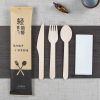 Wooden Cutlery-knives, forks, and spoons
