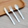 CPLA 7-inch knife, fork, and spoon