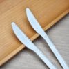 CPLA 7-inch knife, fork, and spoon