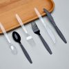 PS-Matte-finished knife, fork, and spoon
