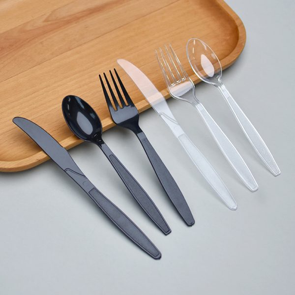 PS-Matte-finished knife, fork, and spoon