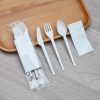 CPLA 6.5-inch knife, fork, and spoon