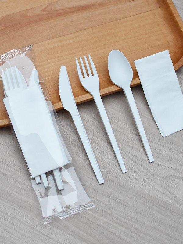 CPLA 6.5-inch knife, fork, and spoon