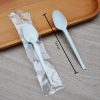 CPLA 6.5-inch knife, fork, and spoon