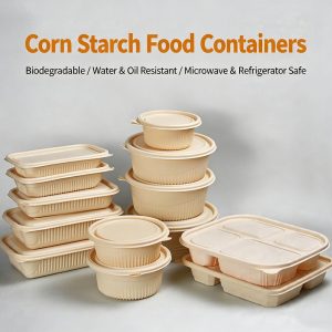 Cornstarch Divided Containers