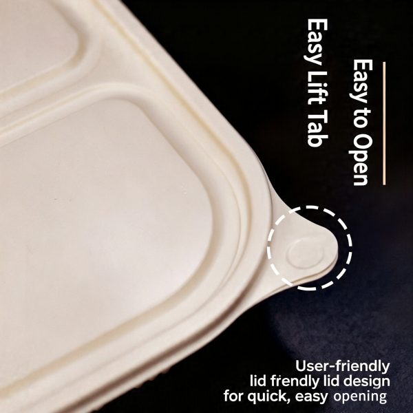 Cornstarch Divided Containers