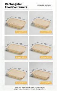 Cornstarch Divided Containers