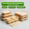Cornstarch Divided Containers