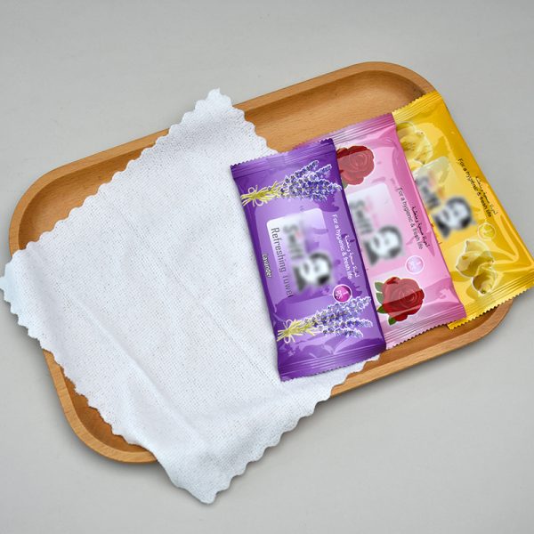 Individually wrapped wet wipes, single pack catering wet wipes for restaurant