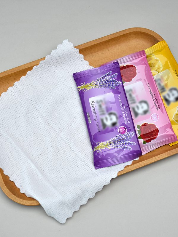 Individually wrapped wet wipes, single pack catering wet wipes for restaurant